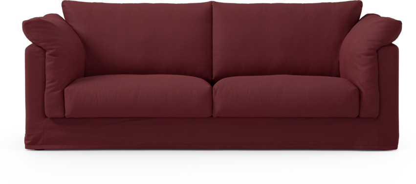 Cherrie - 2,5-sits soffa med kappa - Röd