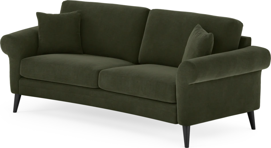 Eden - 2,5-sits soffa svängd - Grön