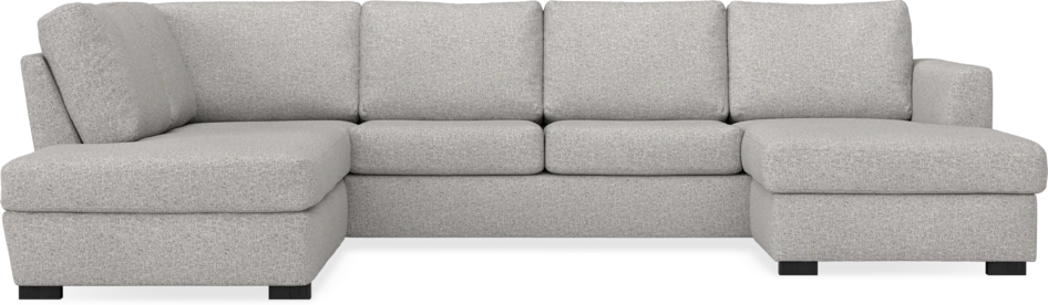 Friday - 3-sits soffa med divan vänster och schäslong höger - Vit