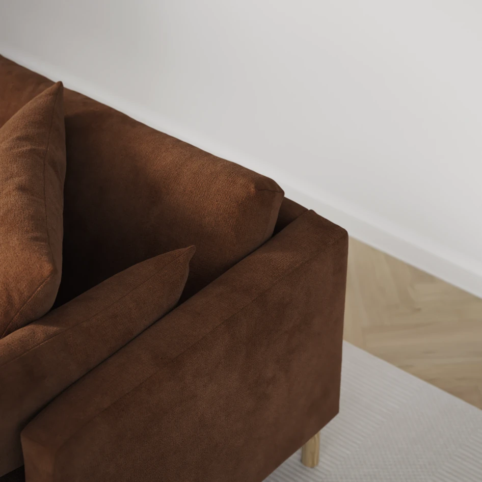Harper - 4-sits soffa - Orange