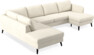 County - 3-sits soffa med divan vänster och schäslong höger - Vit