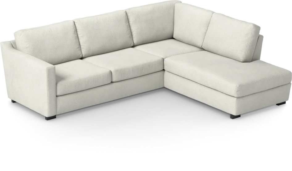 Friday - 2,5-sits soffa med divan höger - Vit