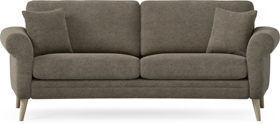 Eden - 2,5-sits soffa svängd - Brun