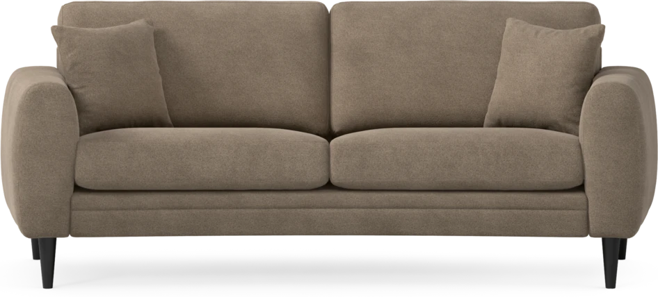 Eden - 2,5-sits soffa svängd - Brun