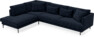 Harper - 3-sits soffa med divan vänster - Blå