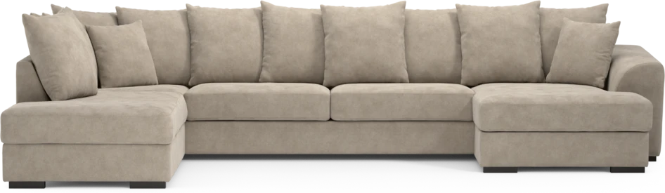 Town - 3-sits soffa med divan vänster och schäslong höger - Beige