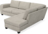 Friday - 2,5-sits soffa med divan höger - Beige