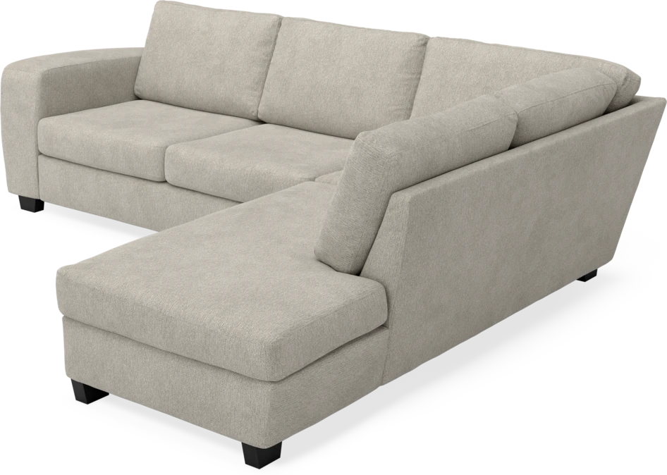 Friday - 2,5-sits soffa med divan höger - Beige