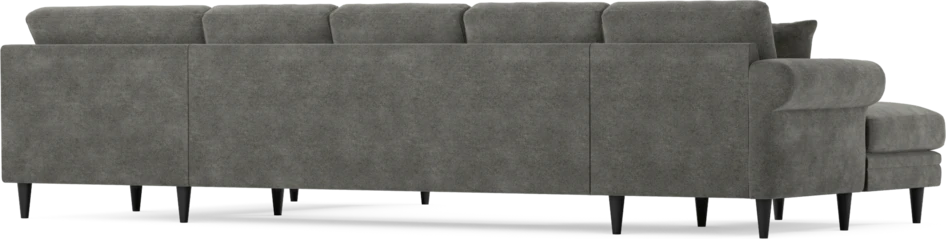 Eden - 3-sits soffa med schäslong vänster och divan höger - Grå