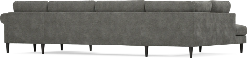 Bridge - 3-sits soffa med divan vänster och schäslong höger - Grå