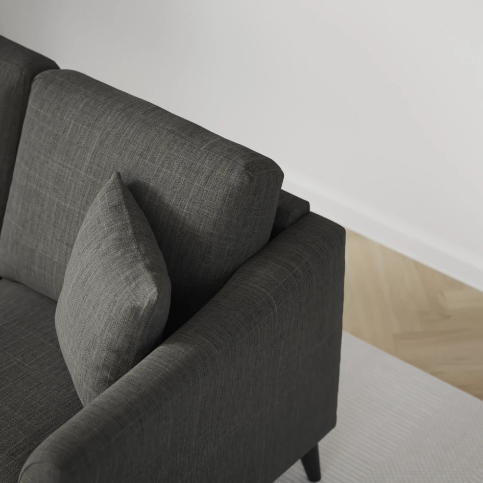 Eden - 3-sits soffa - Grå