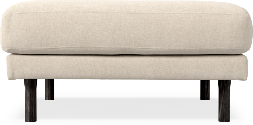 Willow - Fotpall, fast klädsel - Beige