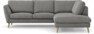 Madison - 2-sits soffa med divan höger - Grå