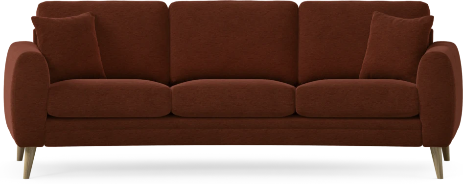 Eden - 3-sits soffa svängd - Orange
