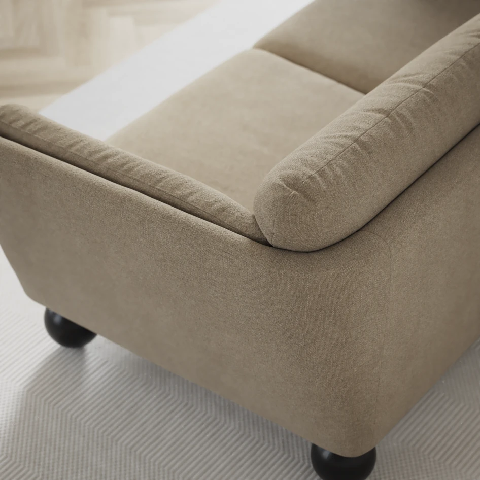 Madison Lux - 2-sits soffa med divan vänster och schäslong höger - Beige