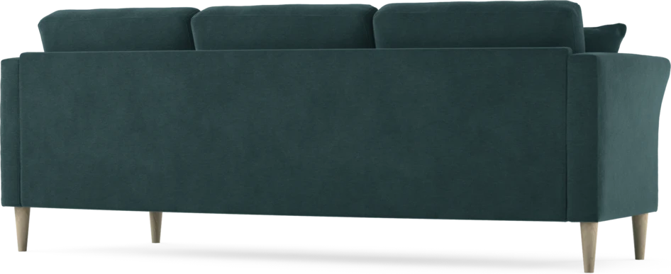 Eden - 3-sits soffa svängd - Blå