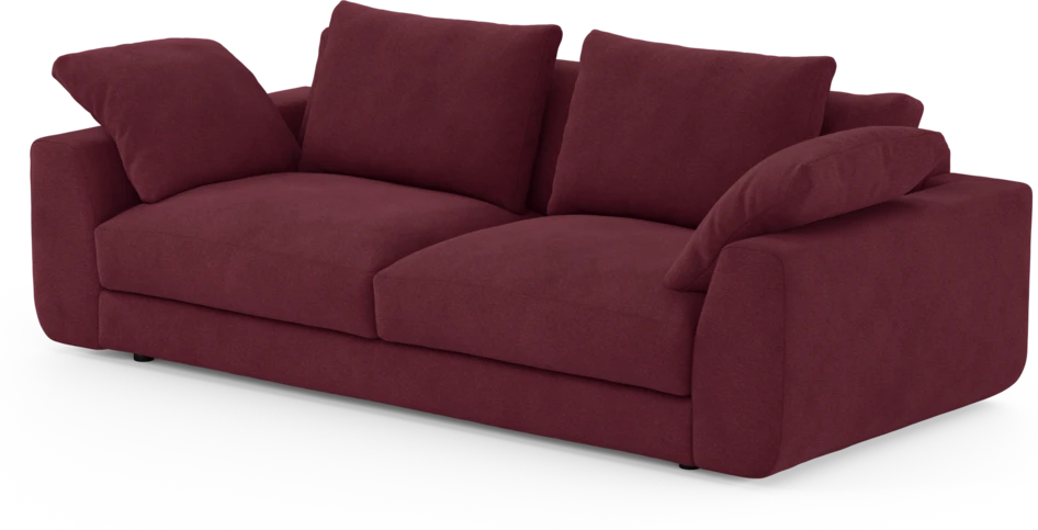 Amie - 3-sits soffa - Röd