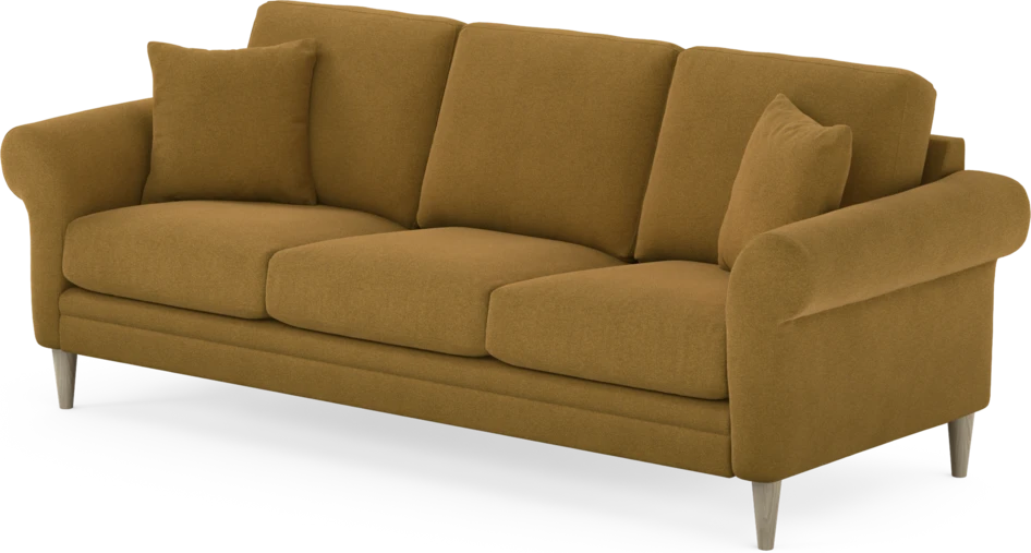 Eden - 3-sits soffa - Gul