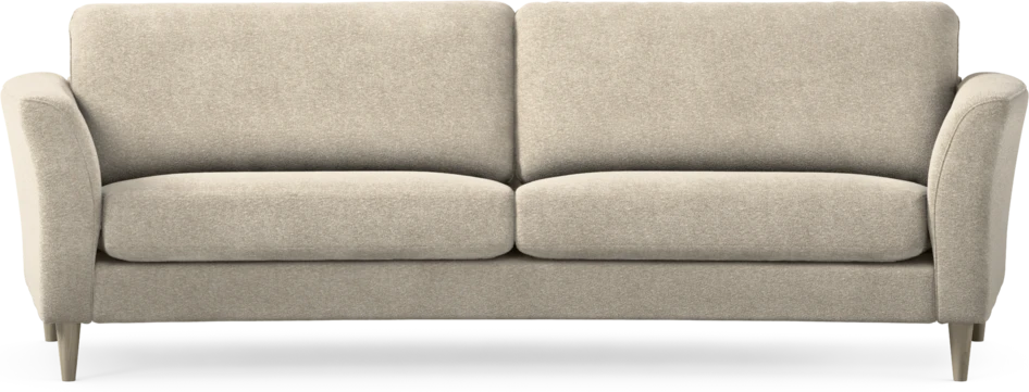 Bridge - 3-sits soffa svängd - Beige