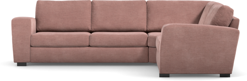 Friday - Hörnsoffa, 2,5+1,5-sits - Rosa