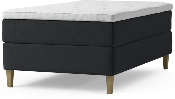 Delux Dream, Kontinentalsäng, enkelsäng 120 cm med bäddmadrass och sängben