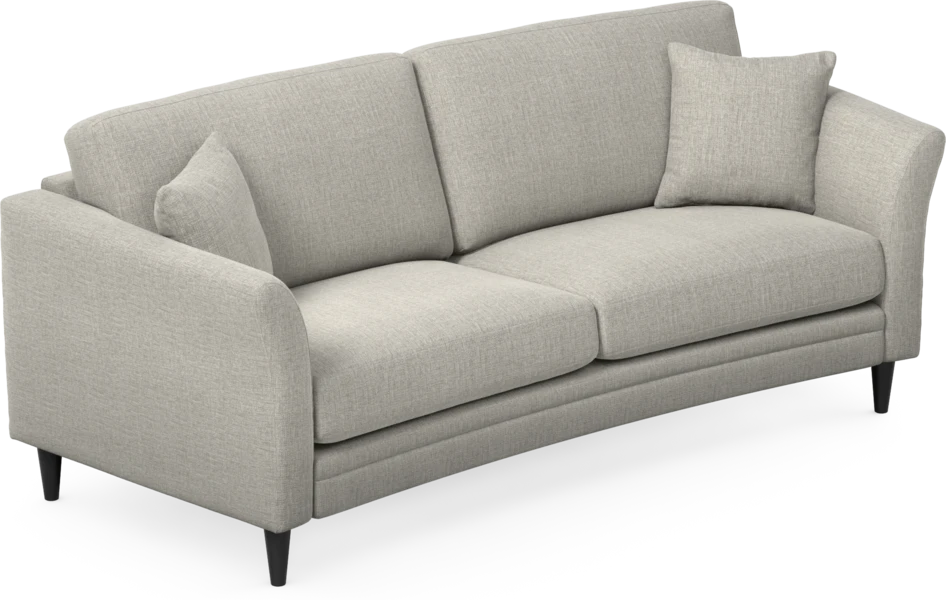 Eden - 2,5-sits soffa svängd - Grå