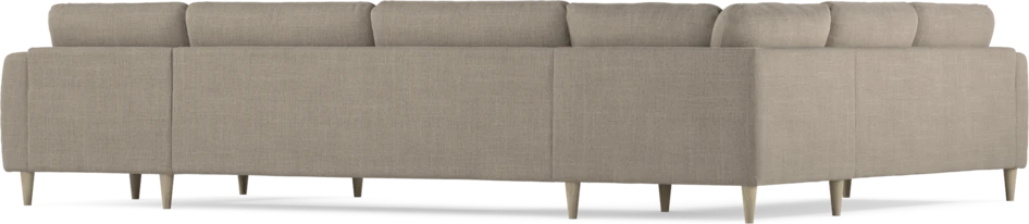 Bridge - Hörnsoffa, 2+3-sits med schäslong höger - Beige