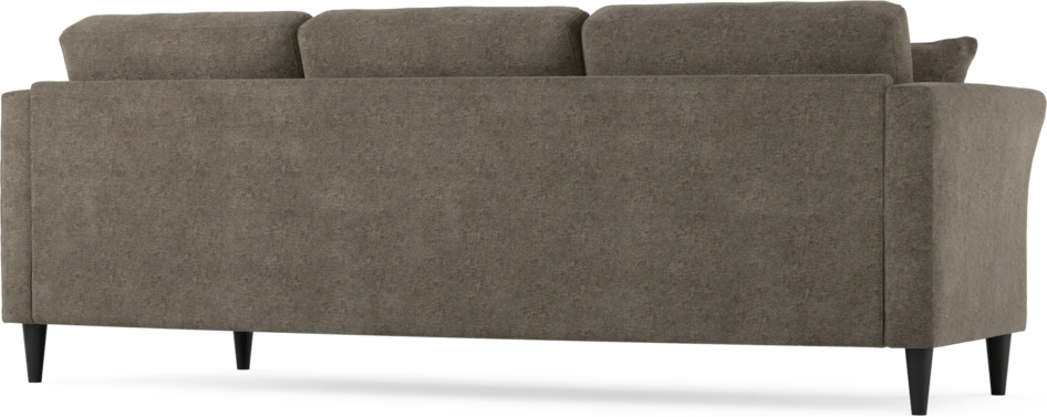 Eden - 3-sits soffa svängd - Brun