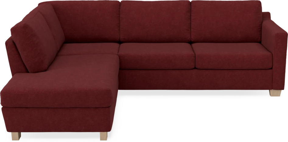 Friday - 2,5-sits soffa med divan vänster - Rosa