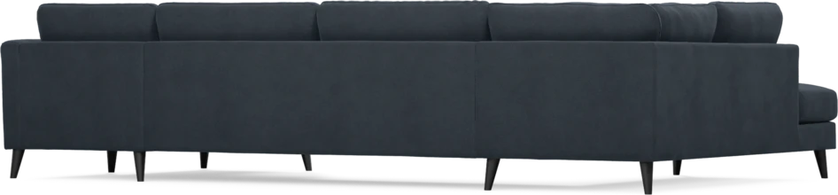 Bridge - 3-sits soffa med divan vänster och schäslong höger - Blå