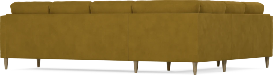 Eden - Hörnsoffa, 2+3-sits - Gul