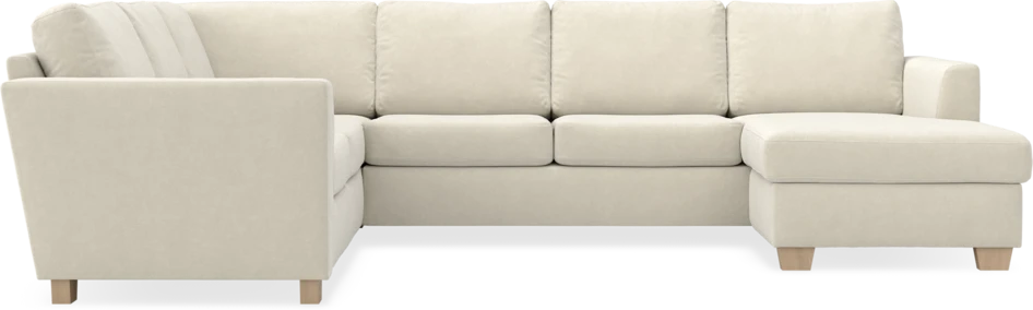 Friday - Hörnsoffa, 2+3-sits med schäslong höger - Beige