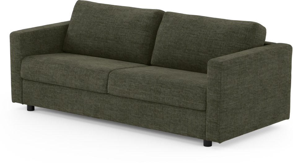 Lindö - Bäddsoffa 3-sits  - Grön