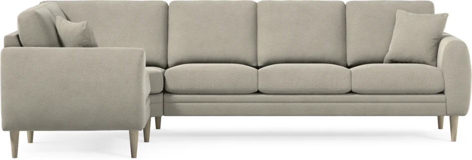 Eden - Hörnsoffa, 1+3-sits - Brun