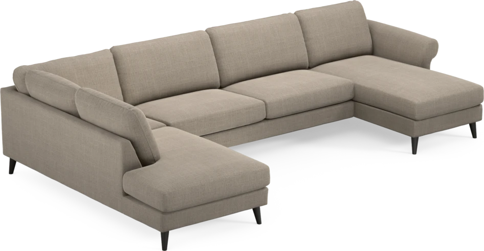Bridge - 3-sits soffa med divan vänster och schäslong höger - Beige