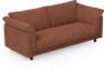 Cherrie - 2,5-sits soffa, hel dyna, fast klädsel - Orange