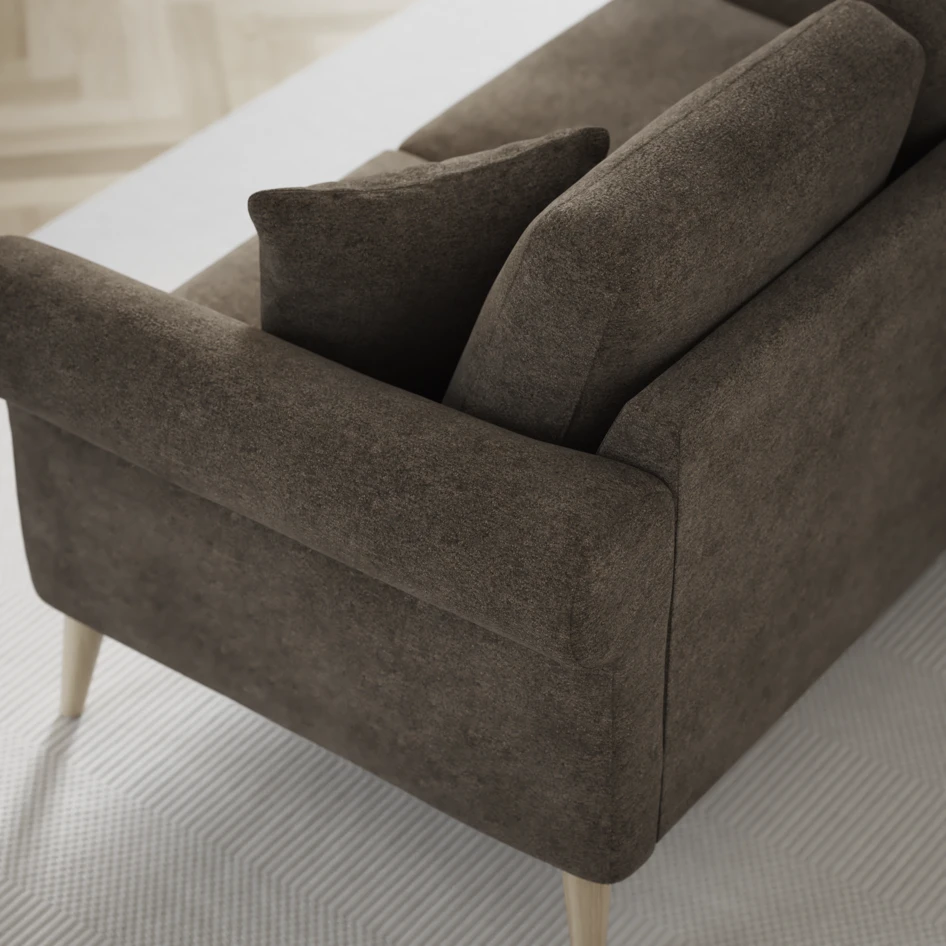 Eden - 2-sits soffa - Brun