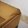 Madison Lux - 3-sits soffa med divan höger - Gul