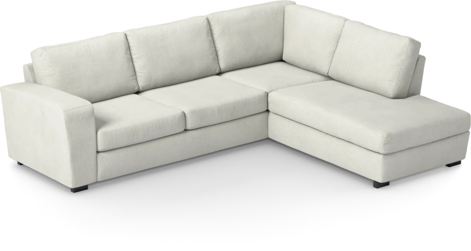 Friday - 2,5-sits soffa med divan höger - Vit