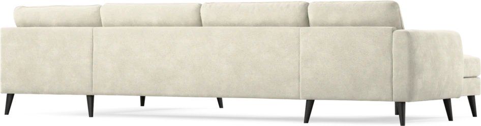 Bridge - 3-sits soffa med schäslong vänster och divan höger - Vit