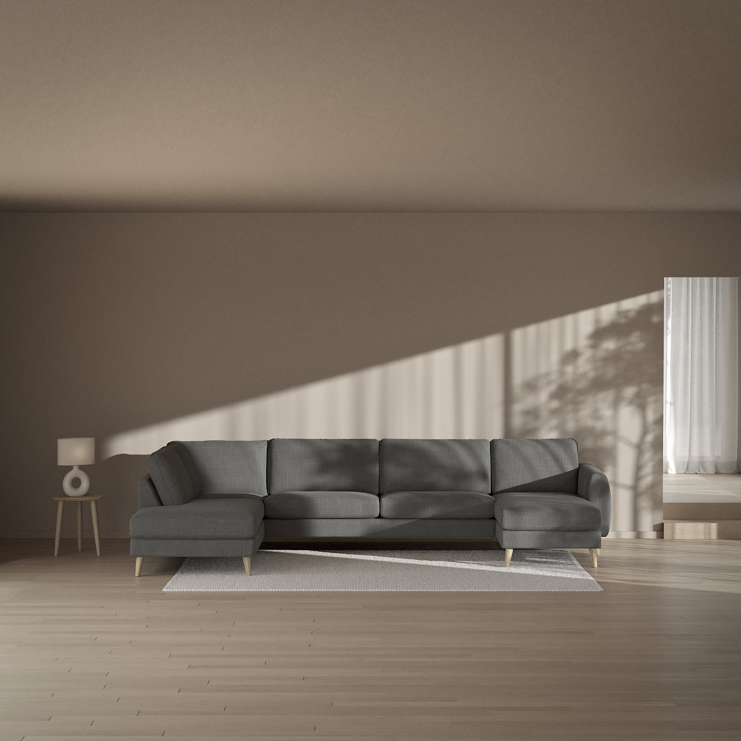Bridge - 3-sits soffa med divan vänster och schäslong höger - inspiration