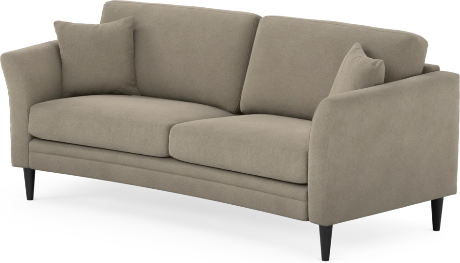 Eden - 2,5-sits soffa svängd - Beige