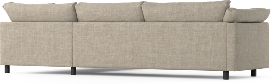 Cherrie - 3-sits soffa med divan höger, fast klädsel - Beige