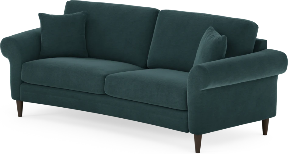 Eden - 2,5-sits soffa svängd - Blå