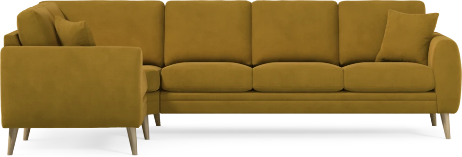 Eden - Hörnsoffa, 1+3-sits - Gul