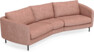 Madison - 3-sits soffa svängd, 90 cm - Röd