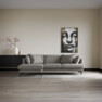 Harper - 4-sits med schäslong vänster - Beige