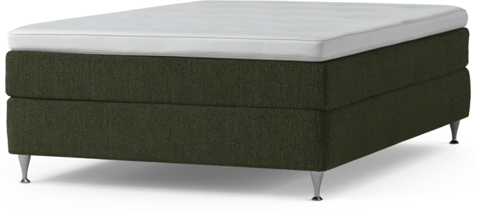 Delux Sense, Kontinentalsäng, enkelsäng 140 cm med bäddmadrass och sängben