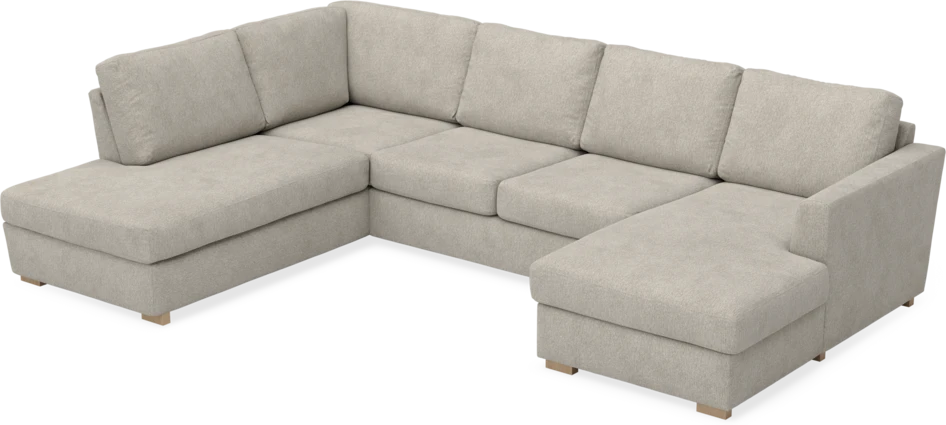 Friday - 3-sits soffa med divan vänster och schäslong höger - Beige