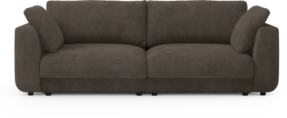 Amie - Bäddsoffa 3-sits - Brun